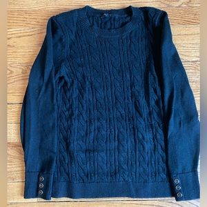 Talbots - black sweater - size petite medium - never worn